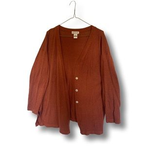 BURNT ORANGE CARDIGAN!!